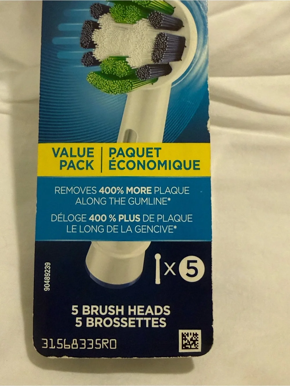 NEW Sealed Oral‑B Precision Clean Replacement Brush Heads Lot of 5